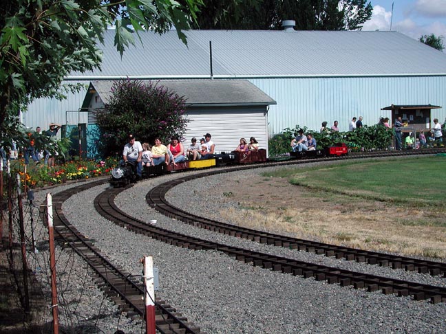 Miniature steam trains